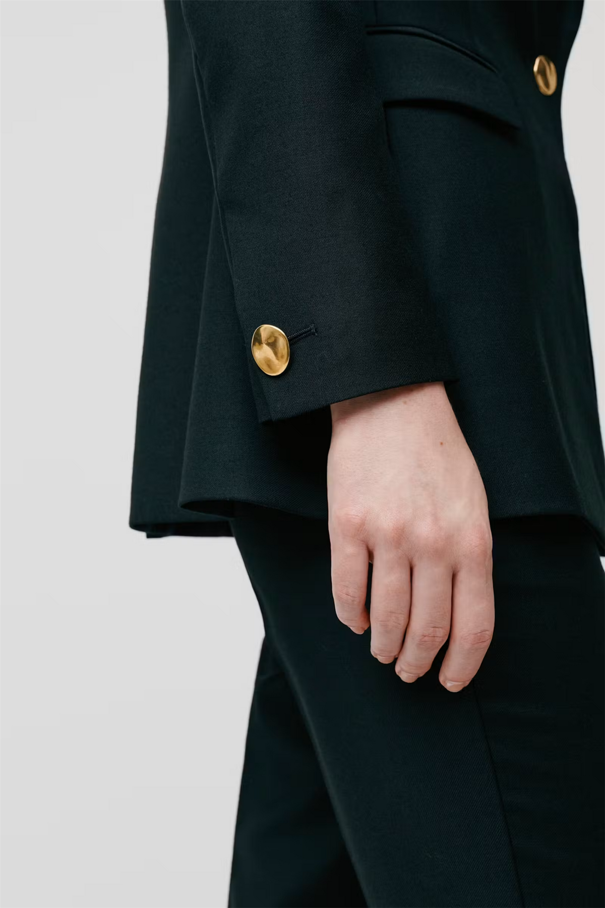 Jolanka Wool Blend Blazer Black