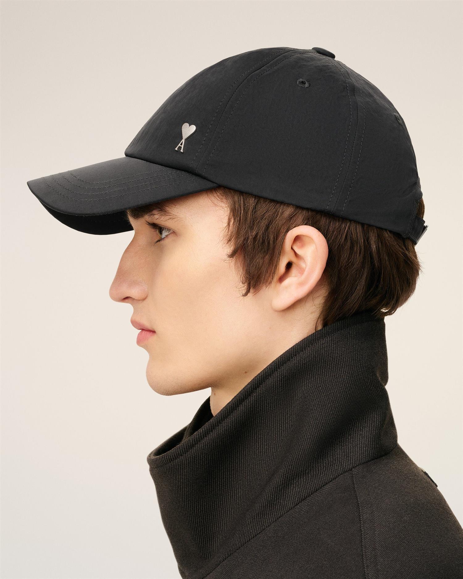 NYLON AMI DE COEUR STUD CAP ANTHRACITE