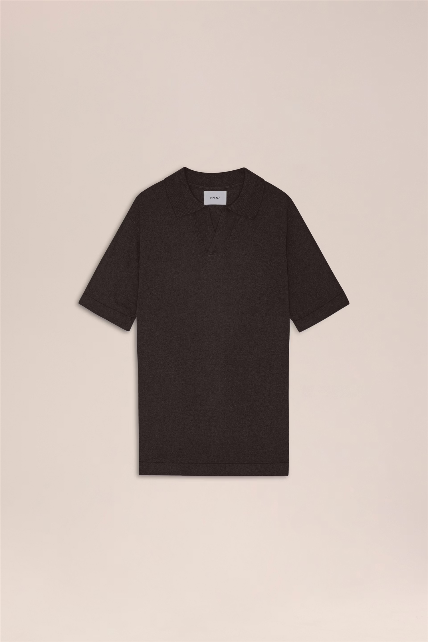 Ryan 6311 Knitted linen blend polo Dusky Port