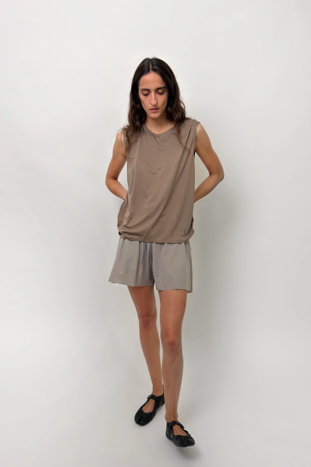 Recycled OR Tank Top Brown