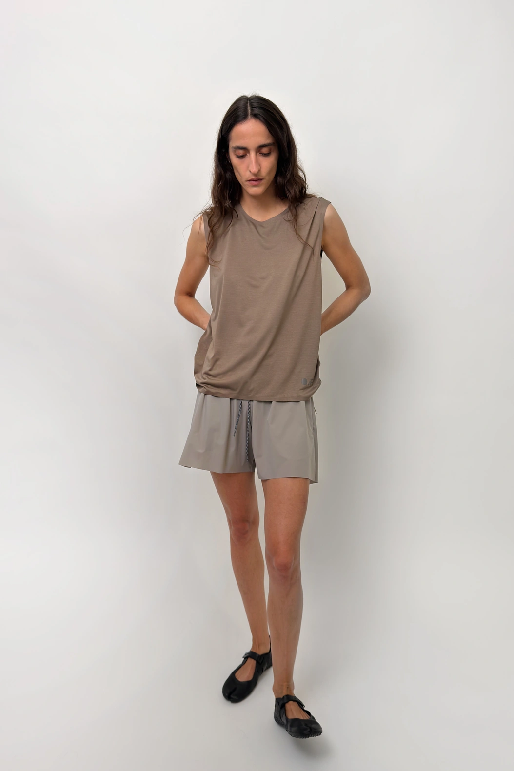 Recycled OR Tank Top Brown