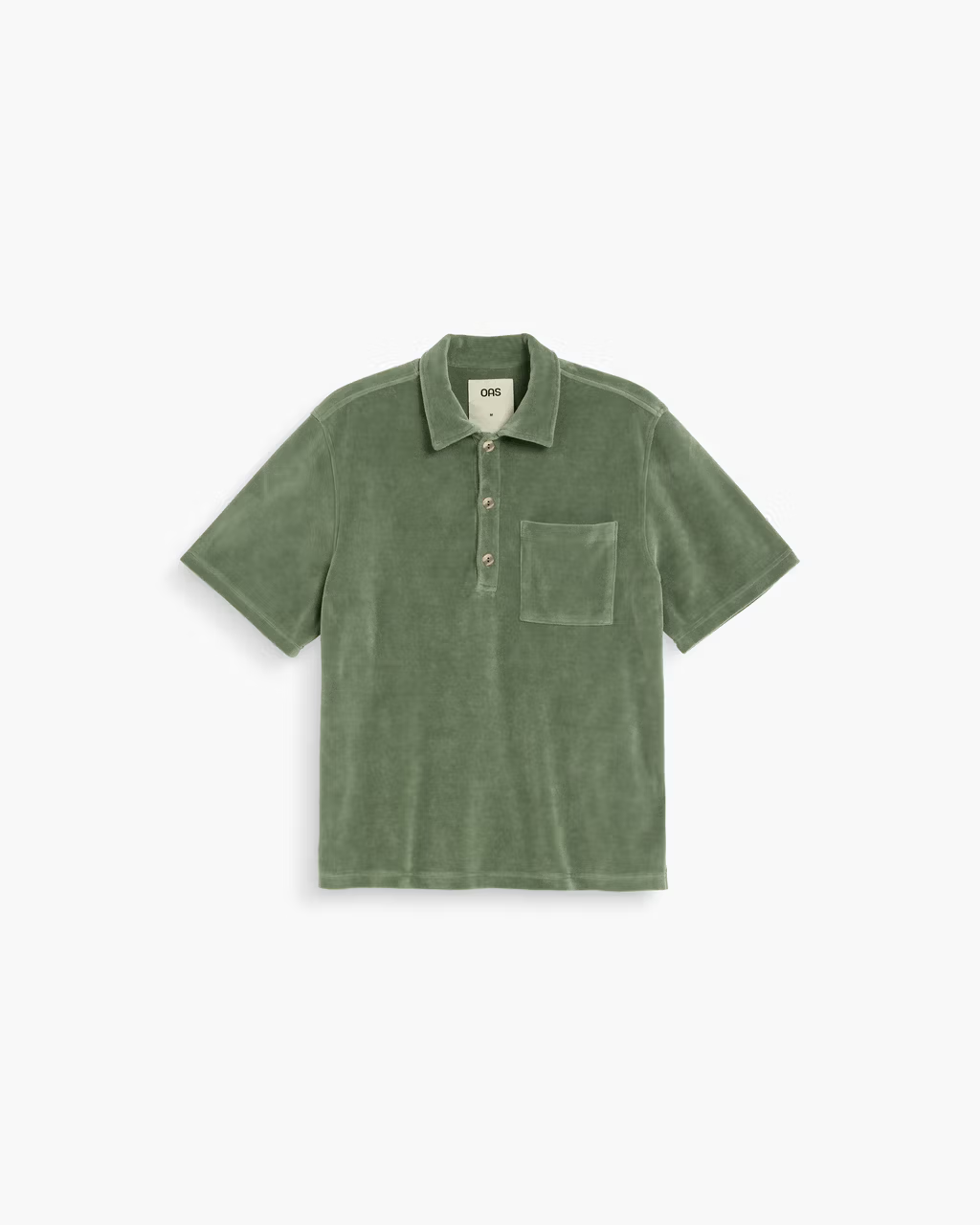 Girona Velour Polo Shirt Green