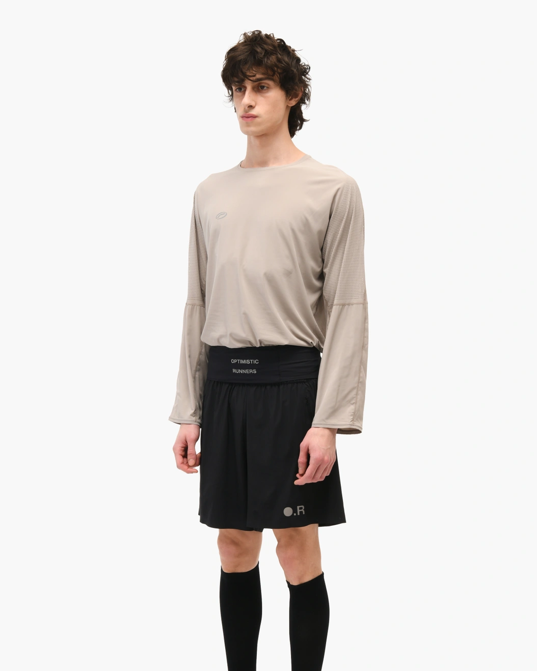 Perforated Longsleeve CAMEL