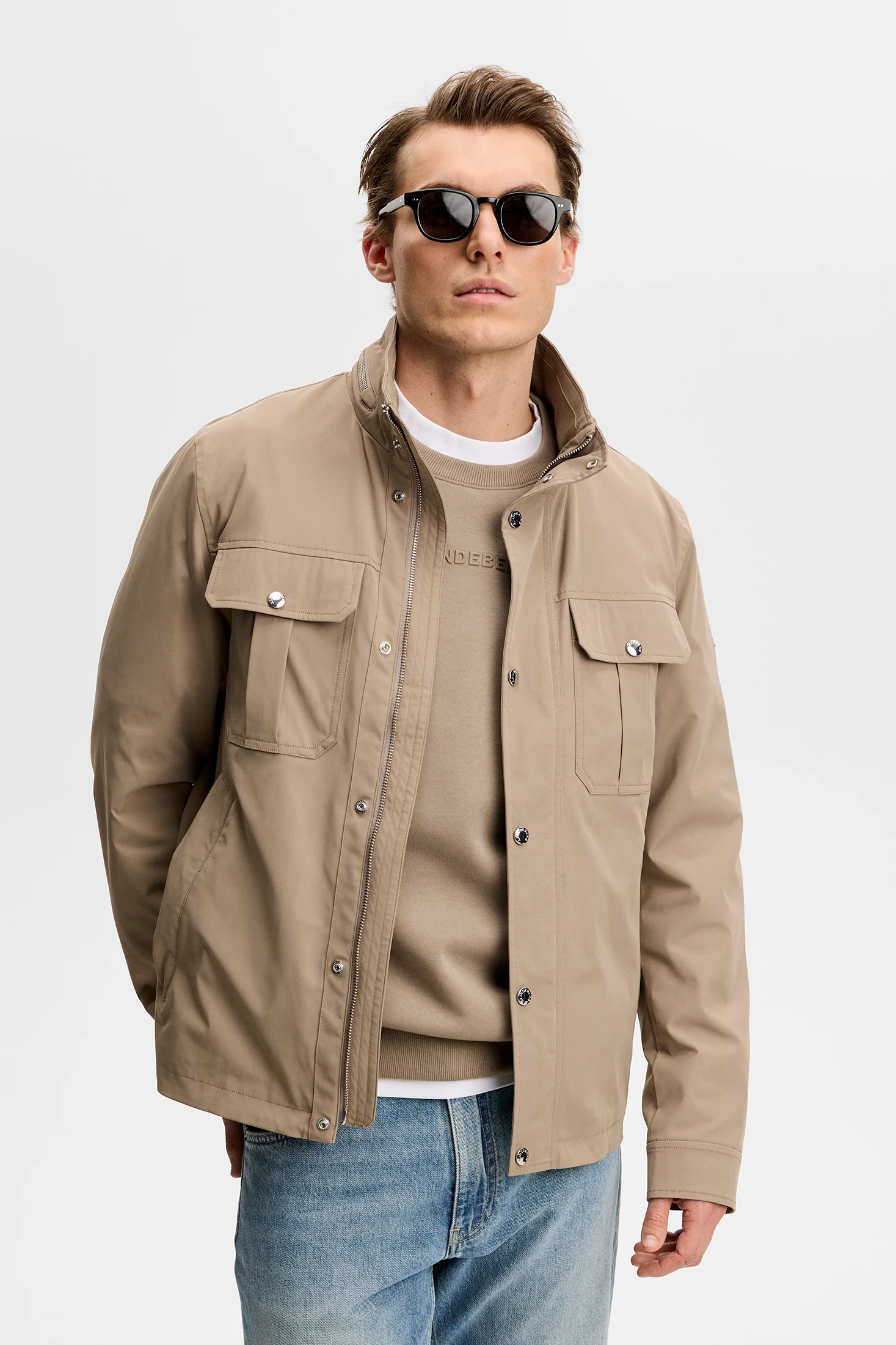 Bailey Recy Poly Jacket Brindle