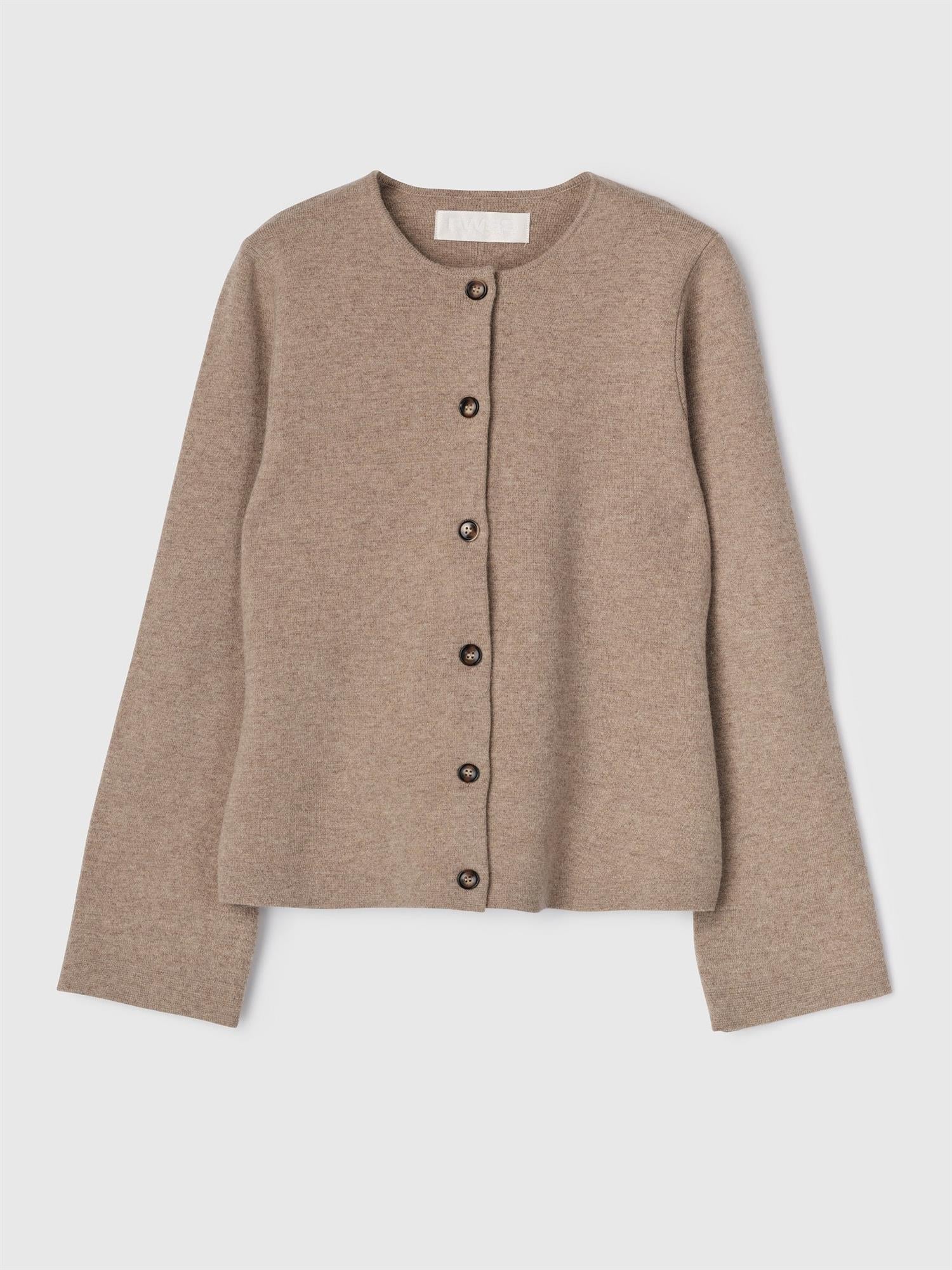 Milano Knit Wool Blazer Oatmeal