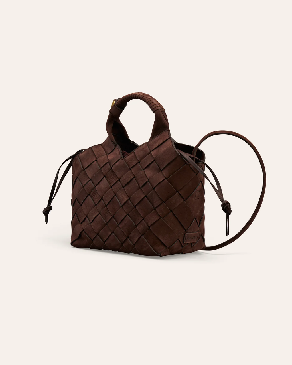 MISU Shoulder bag Umber Nubuck Gold
