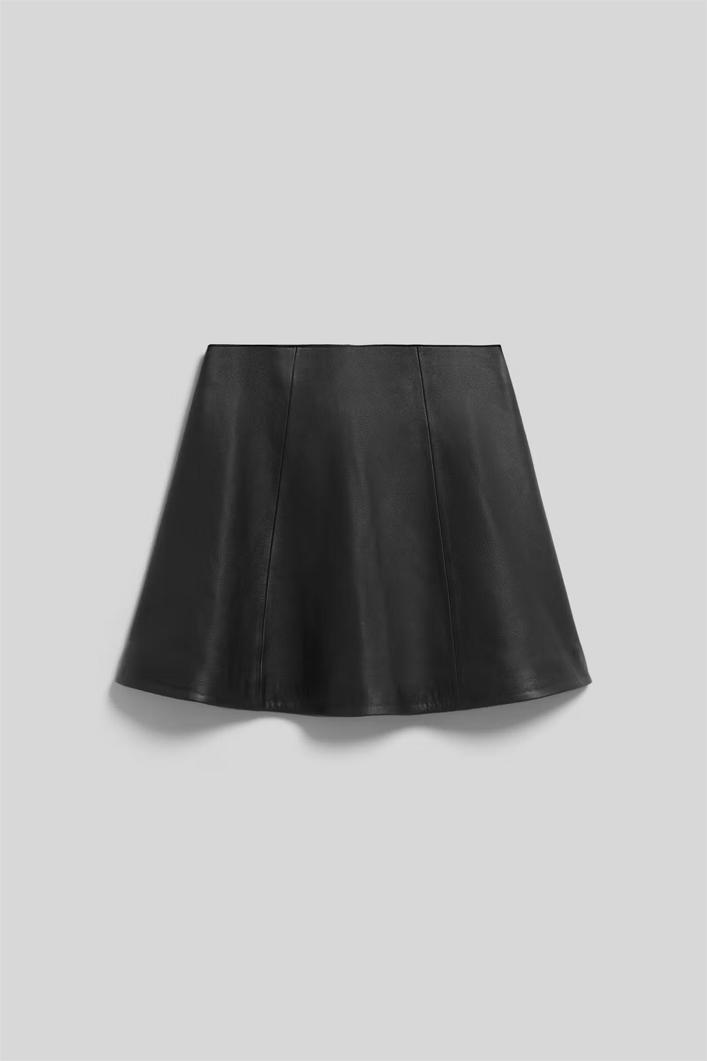 Lale Leather Skirt Black