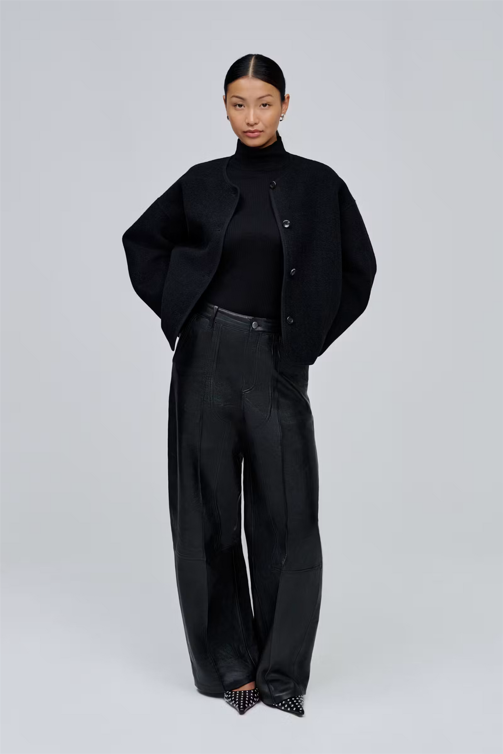 Juventa Wool Blend Jacket Black