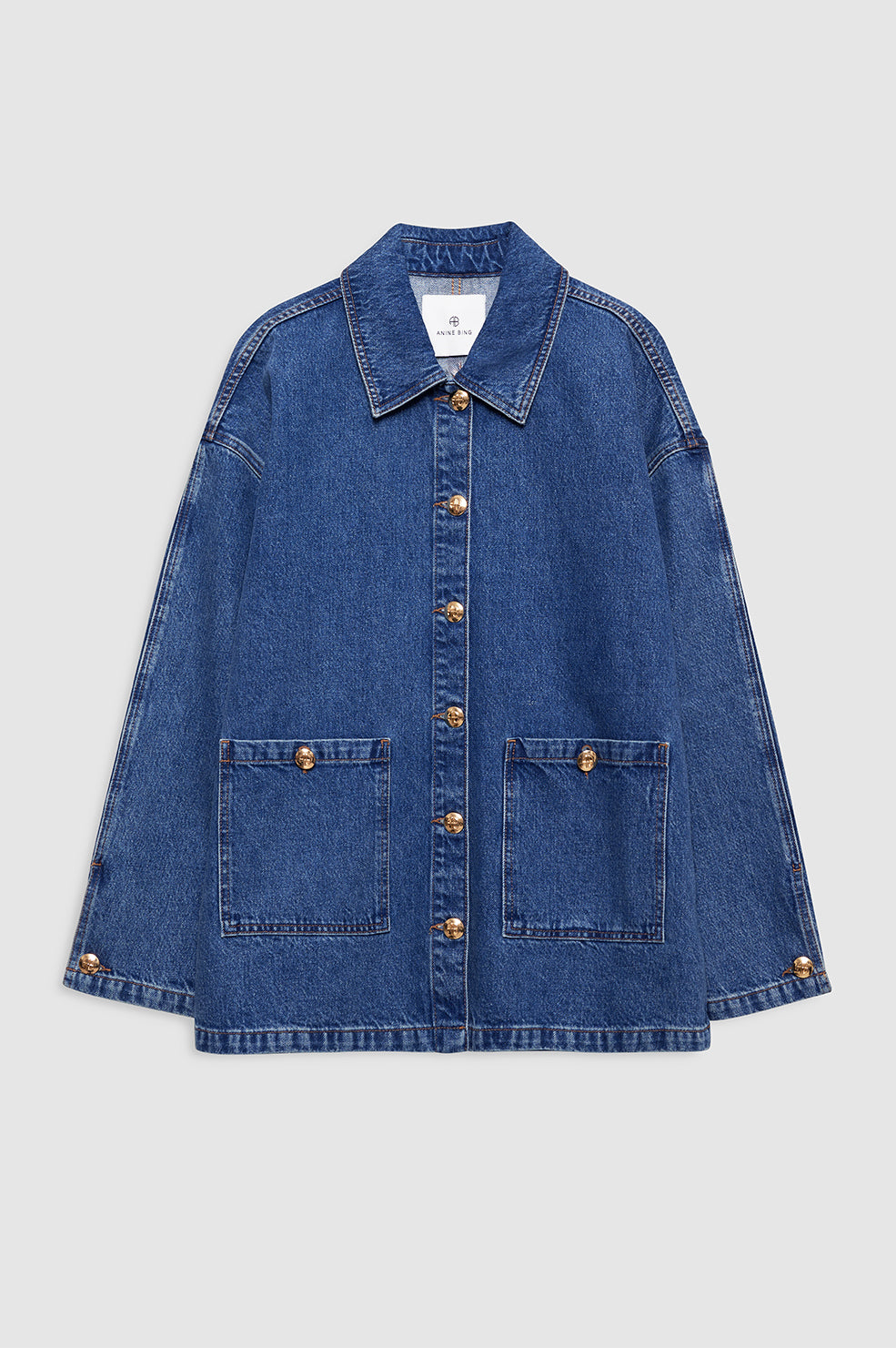 LUCA JACKET CLEAN INDIGO DENIM