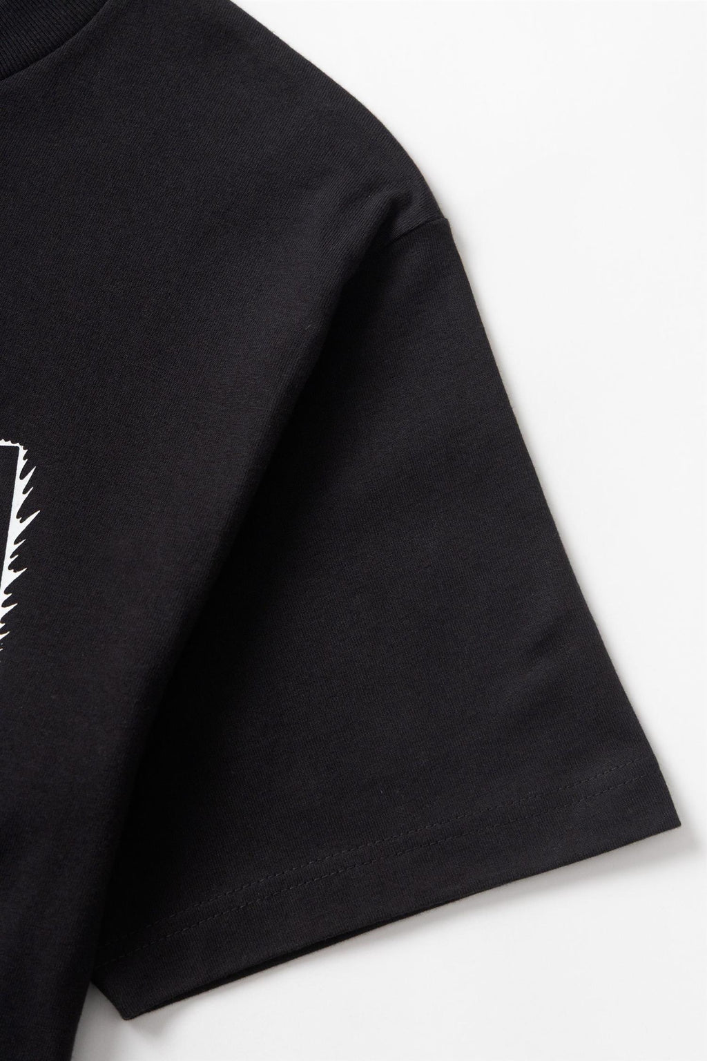 Motel Chest and Back Print T-shirt Black