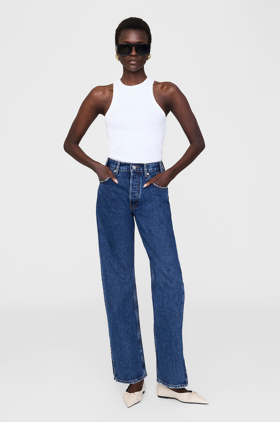 ROY 31" JEANS CLEAN INDIGO DENIM