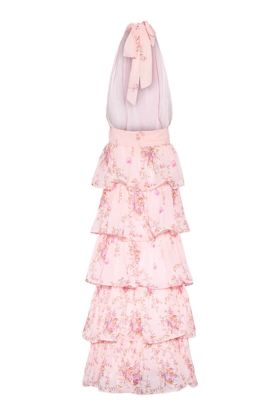 Angeline Maxi Dress Pink Blush Bloom