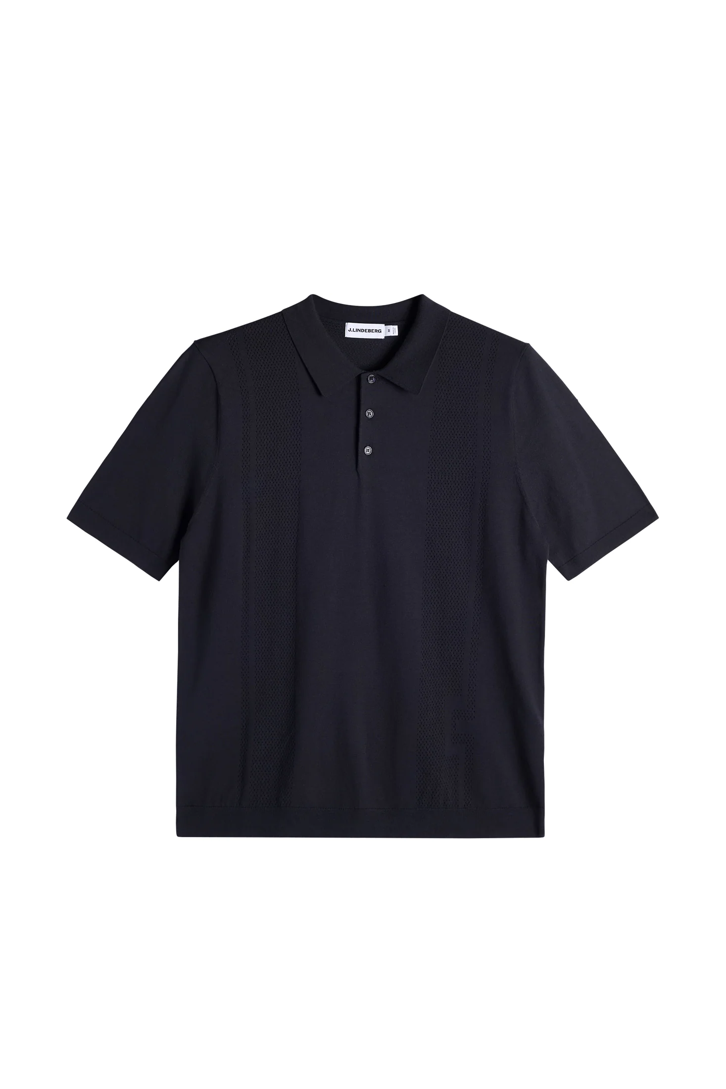 Reymond Seasonal Viscose Blend Knit Polo JL Navy