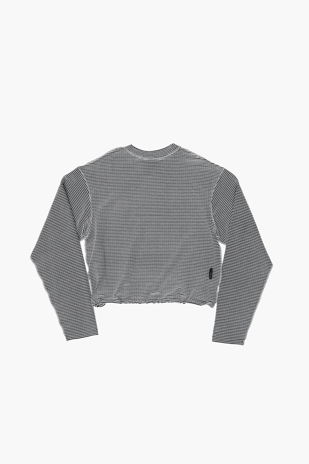Cropped Warm Longsleeve Light Grey