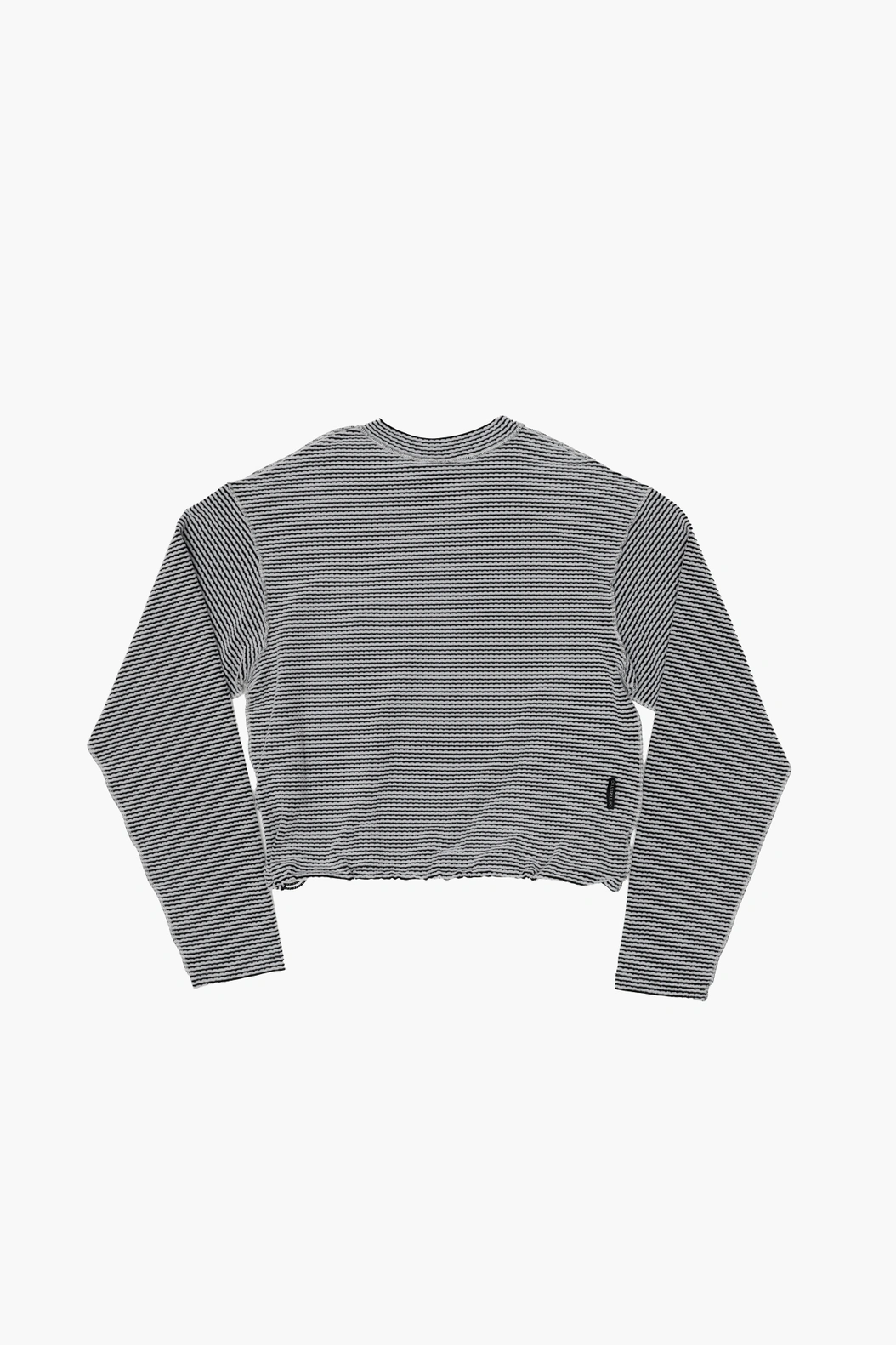Cropped Warm Longsleeve Light Grey