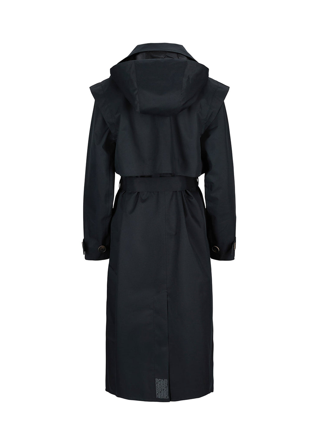 Regndråpe Trench Coat NEW BLACK