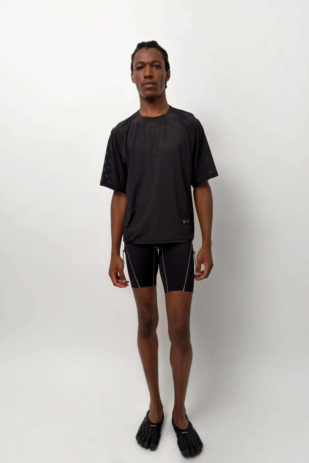 Fluorescent Short Tights Black
