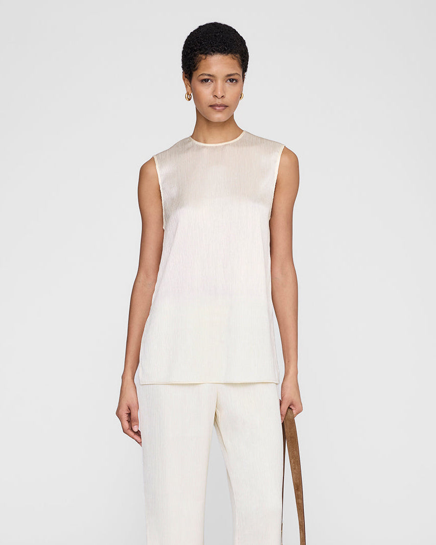 MALIA VISCOSE BLEND TOP CREAM