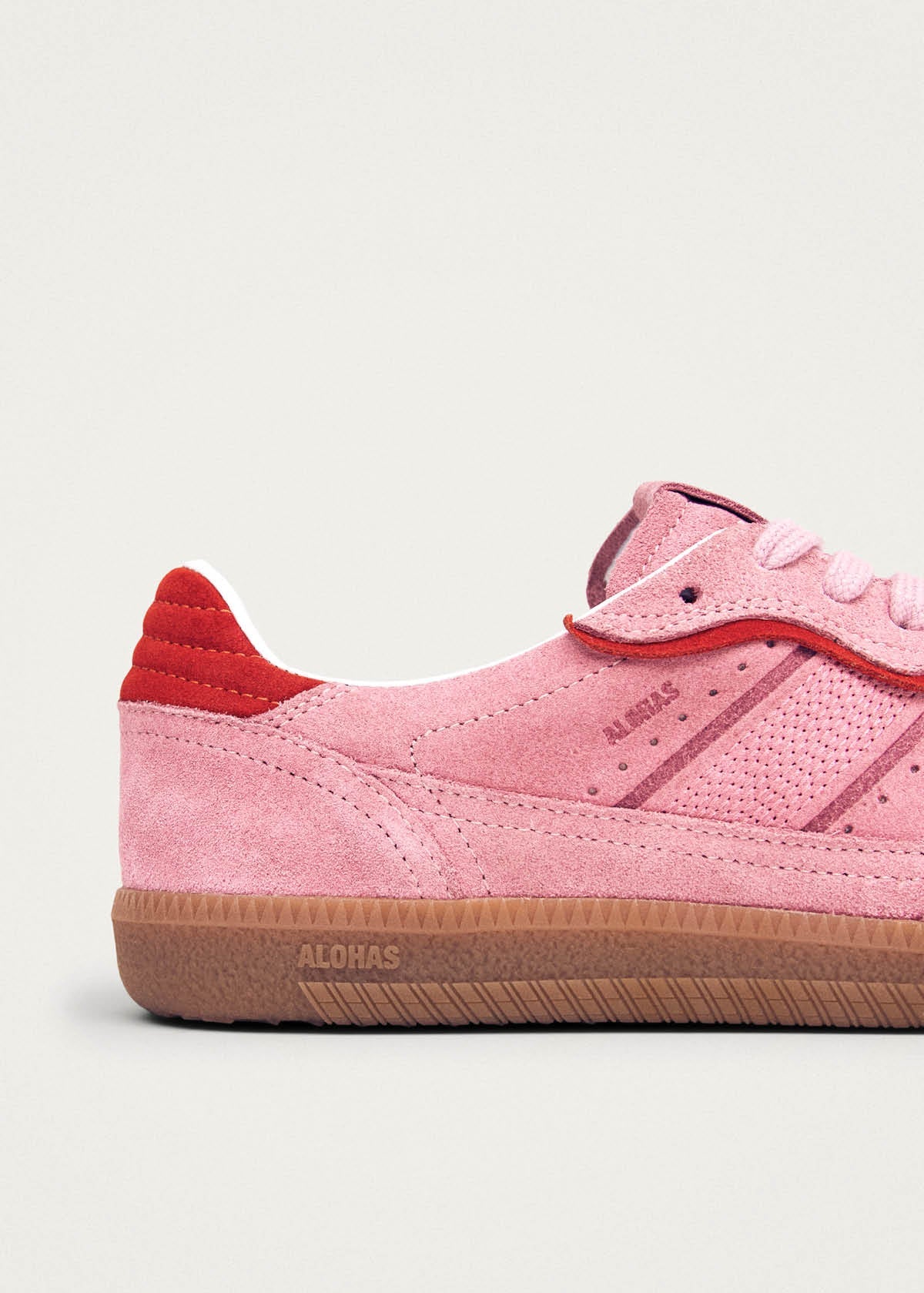 TB.490 Leather Sneakers Rife Sea Pink