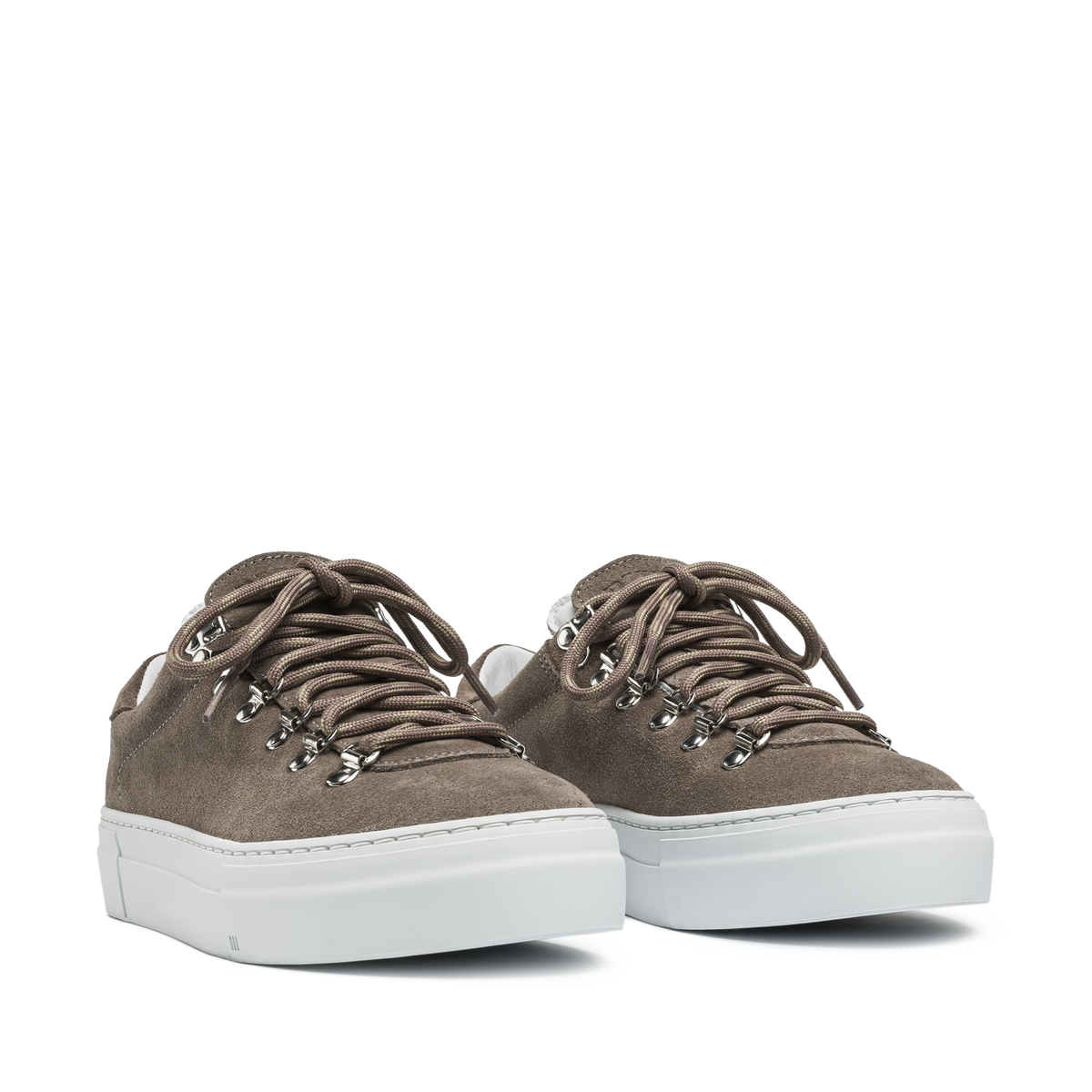 MAROSTICA LOW SUEDE PLATFORM Light Fallow
