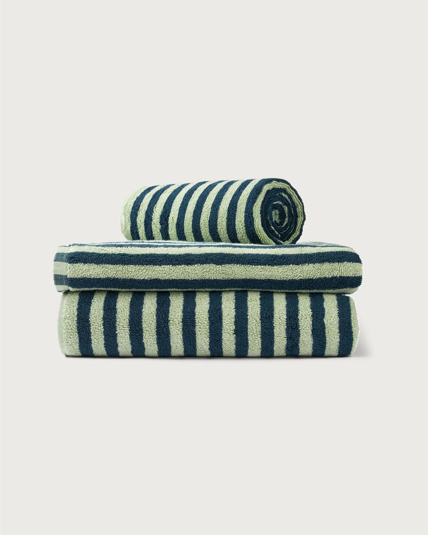 NARAM BATH TOWEL 70x140cm sea foam/deep teal