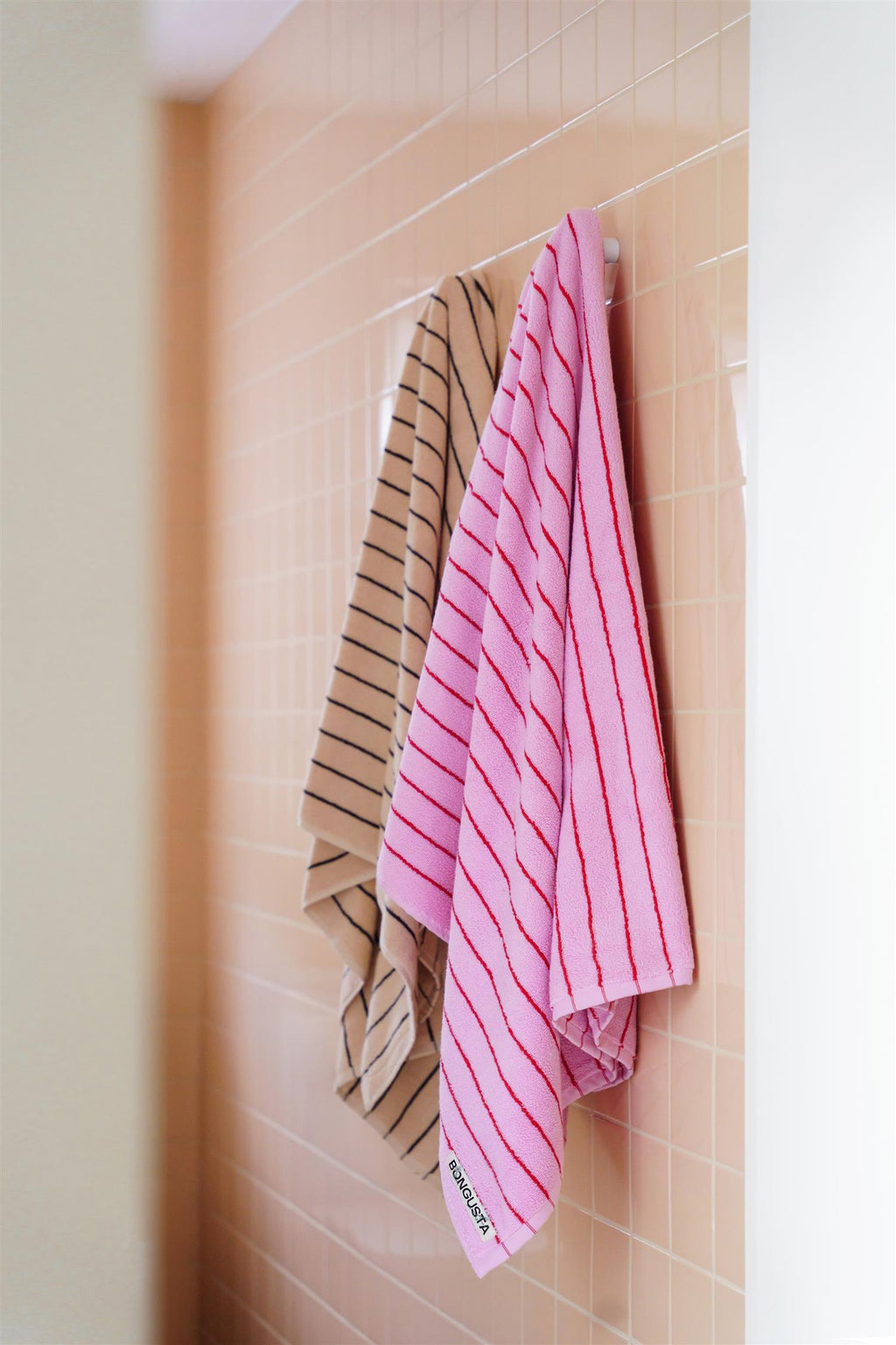 NARAM BATH TOWEL 100x150cm baby pink/ski patrol