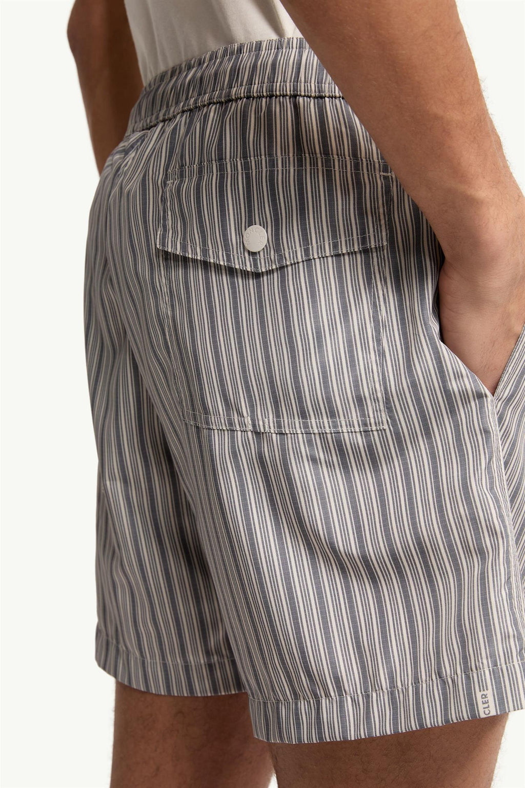 Striped Swim Shorts Blue