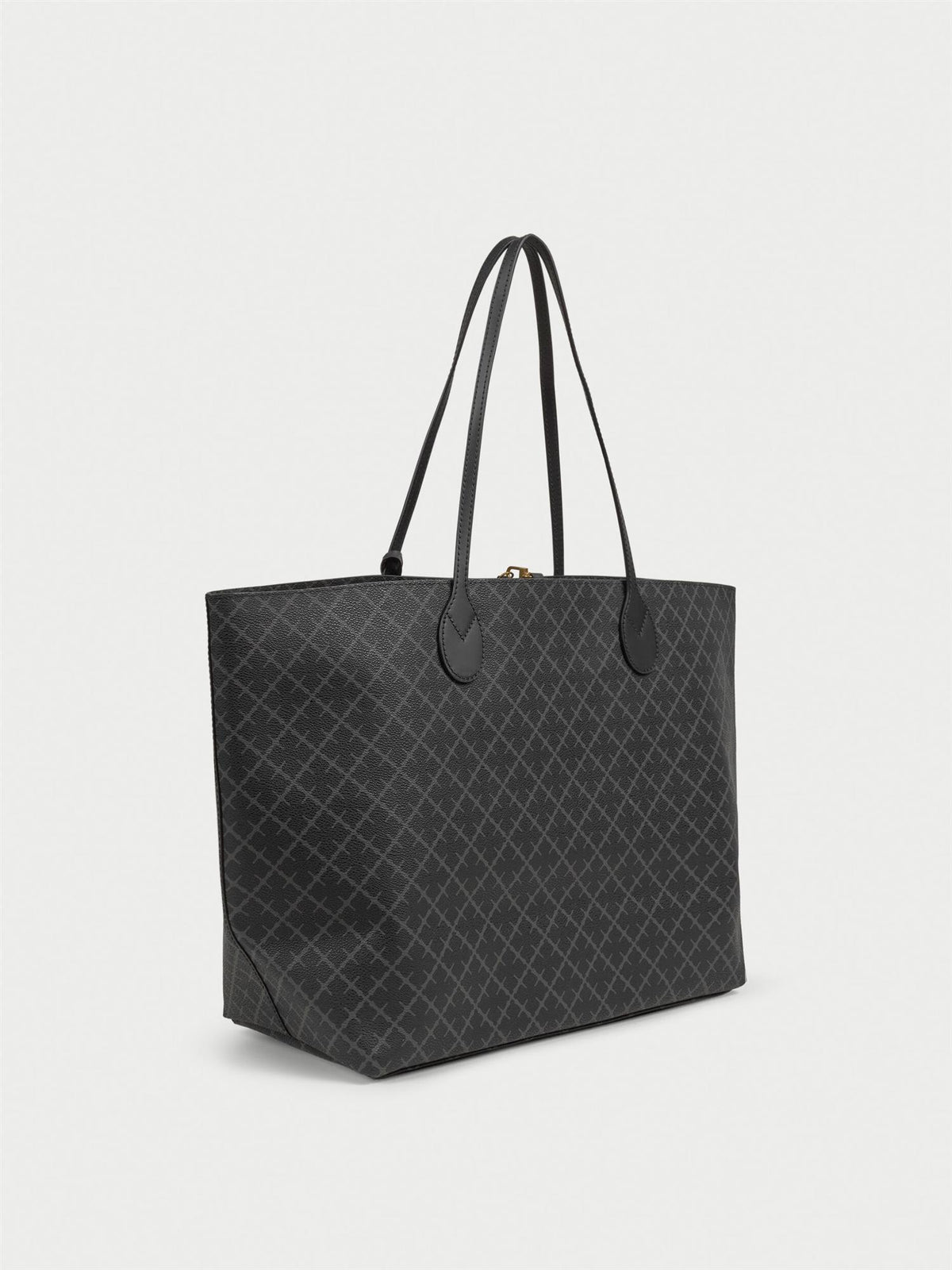 Abi printed tote bag Charcoal