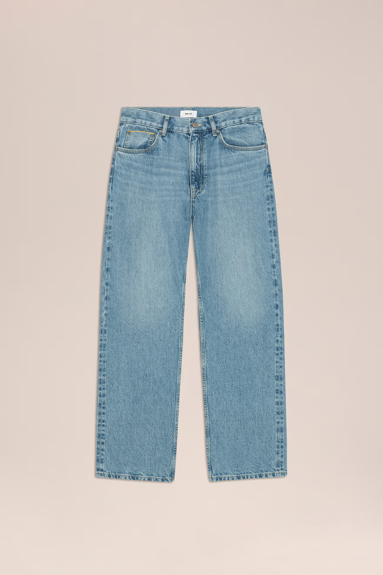 Otis Straight leg relaxed fit Selvedge Jeans 10031 Light Blue