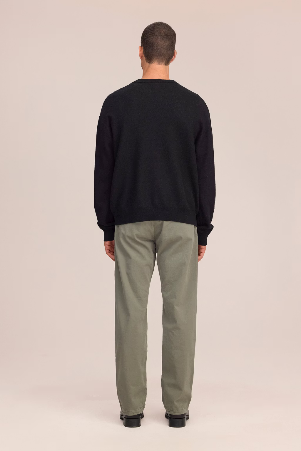 Jasper 60062 Boiled Wool Sweater Black