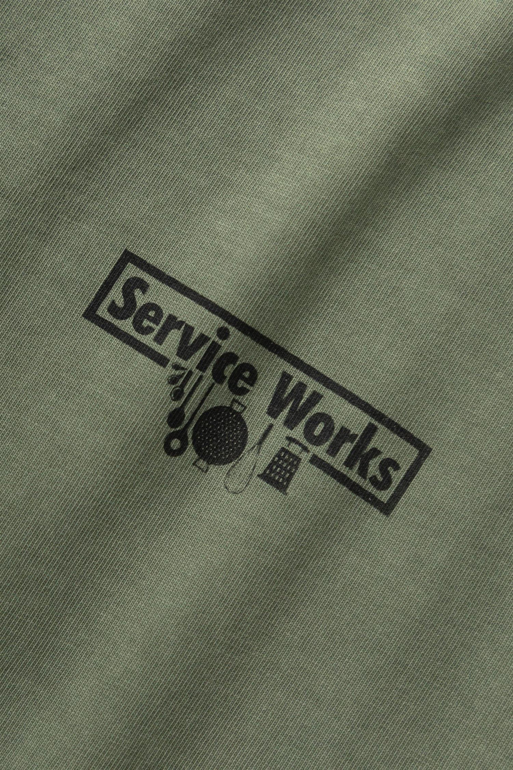Pigment Dyed Trademark T-shirt Olive