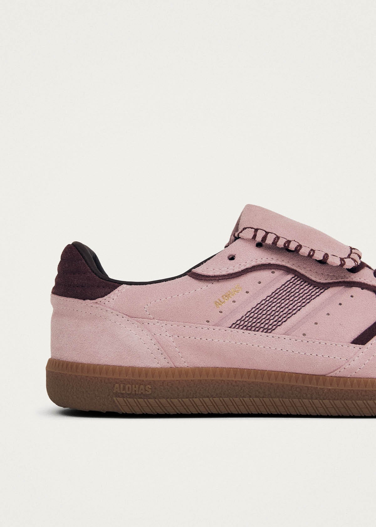 TB.490 CLUB SUEDE LEATHER SNEAKERS Pink