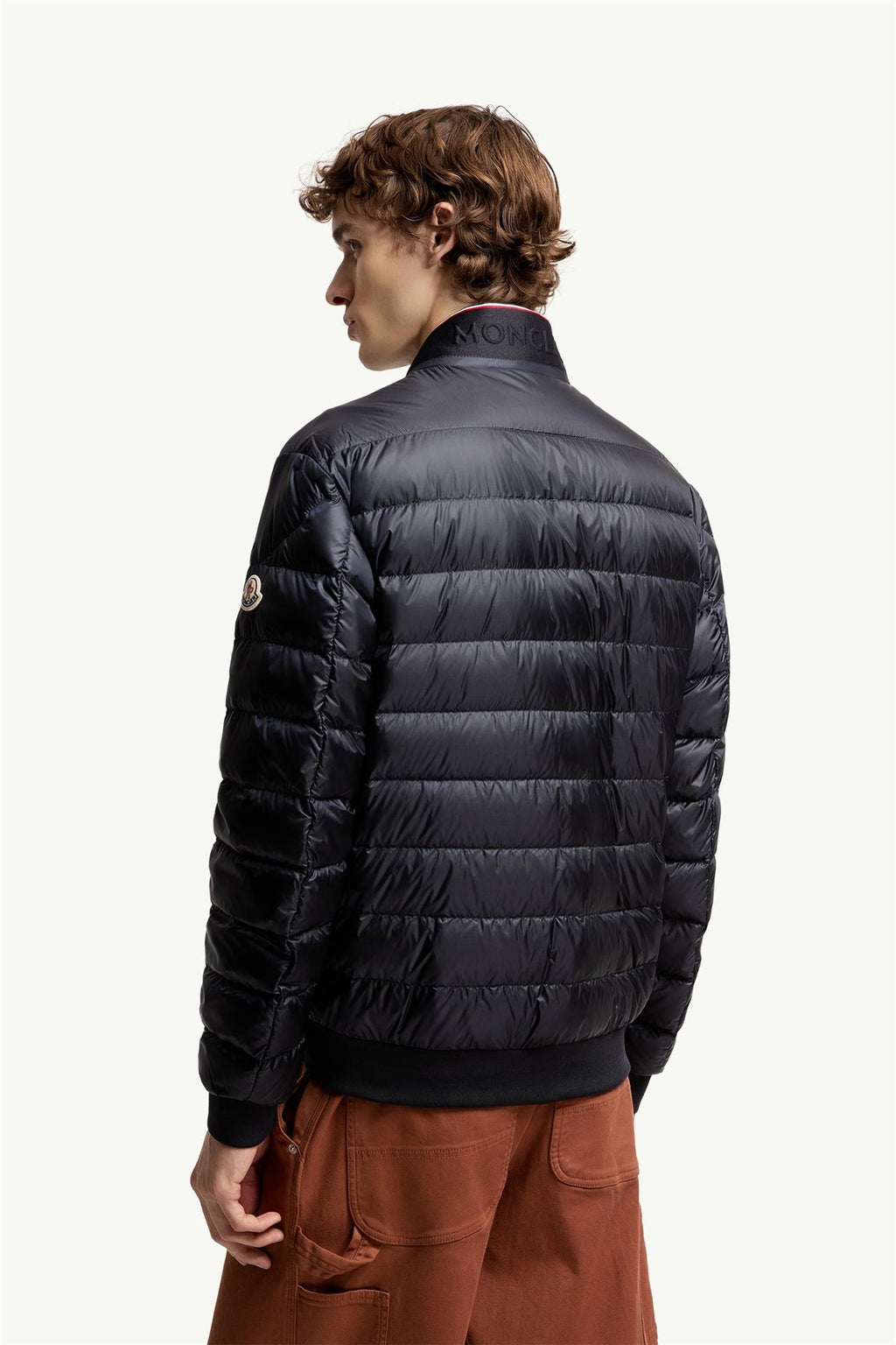 RIGEL Lightweight Down BIKER JACKET BLUE