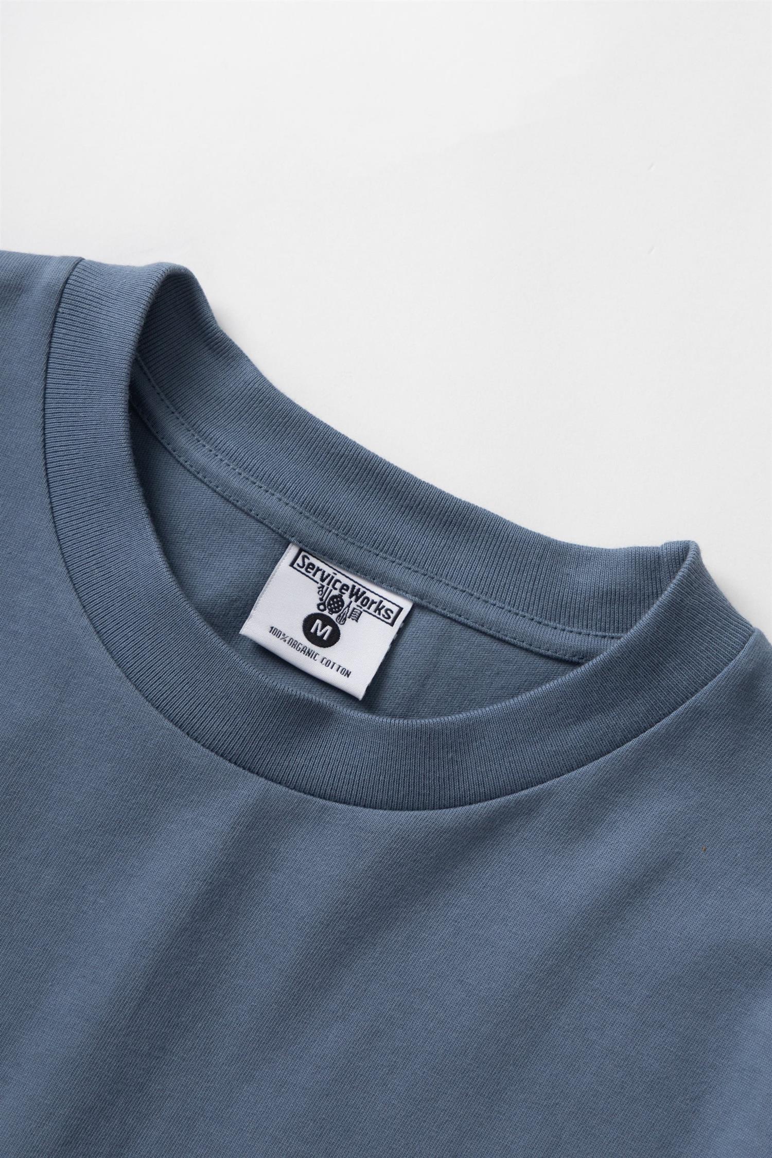 Home Comforts Chest Print T-shirt Slate