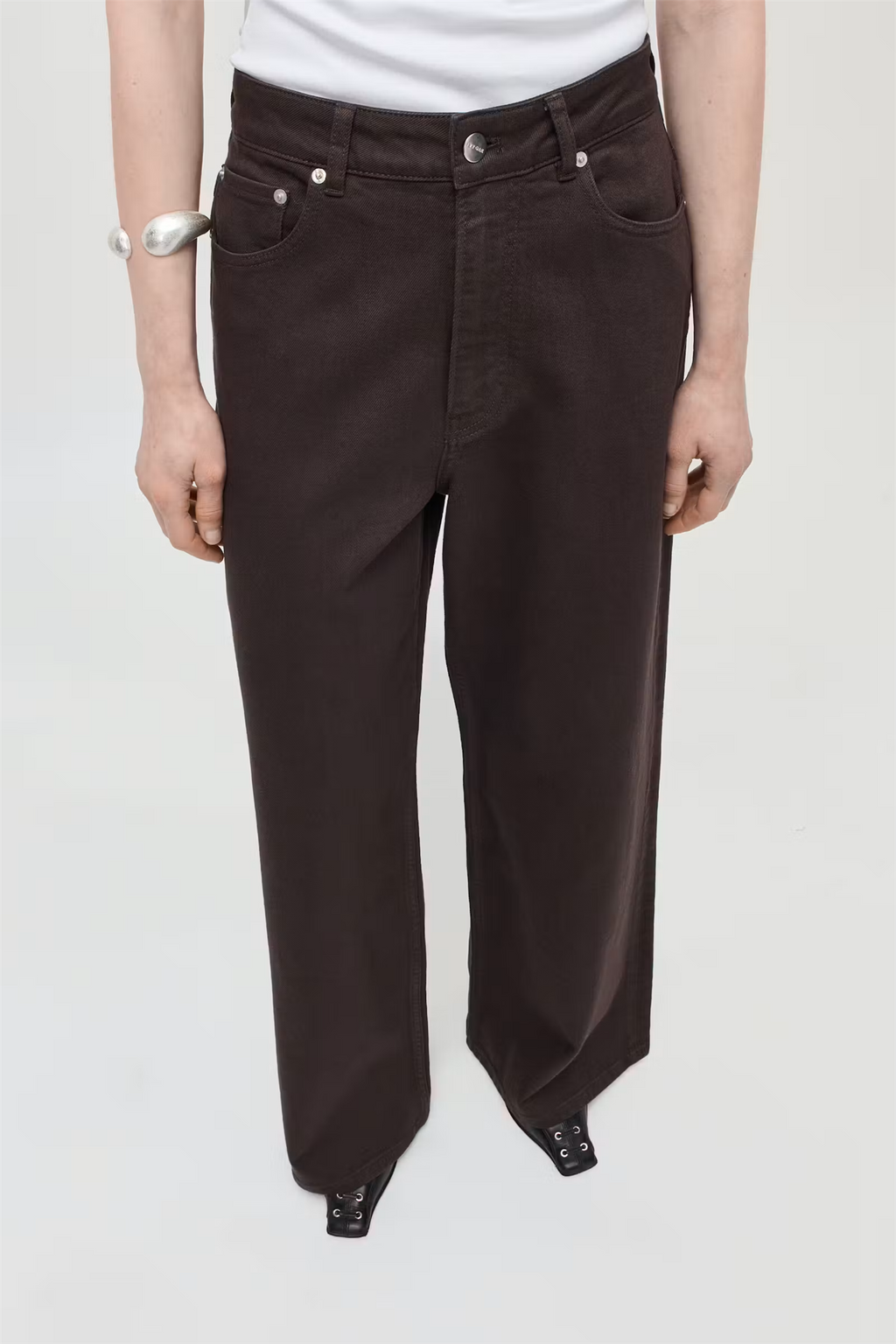 Prijanka Jeans Dark Brown