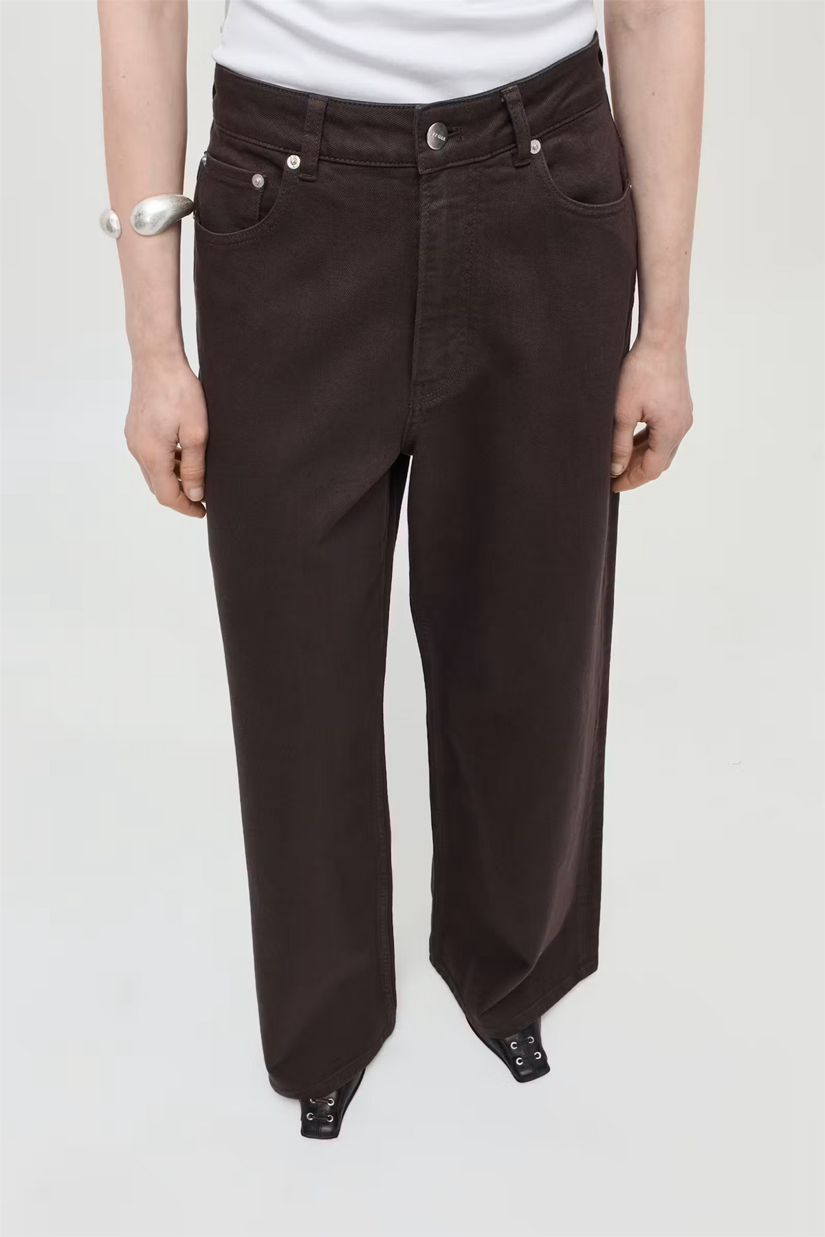 Prijanka Jeans Dark Brown