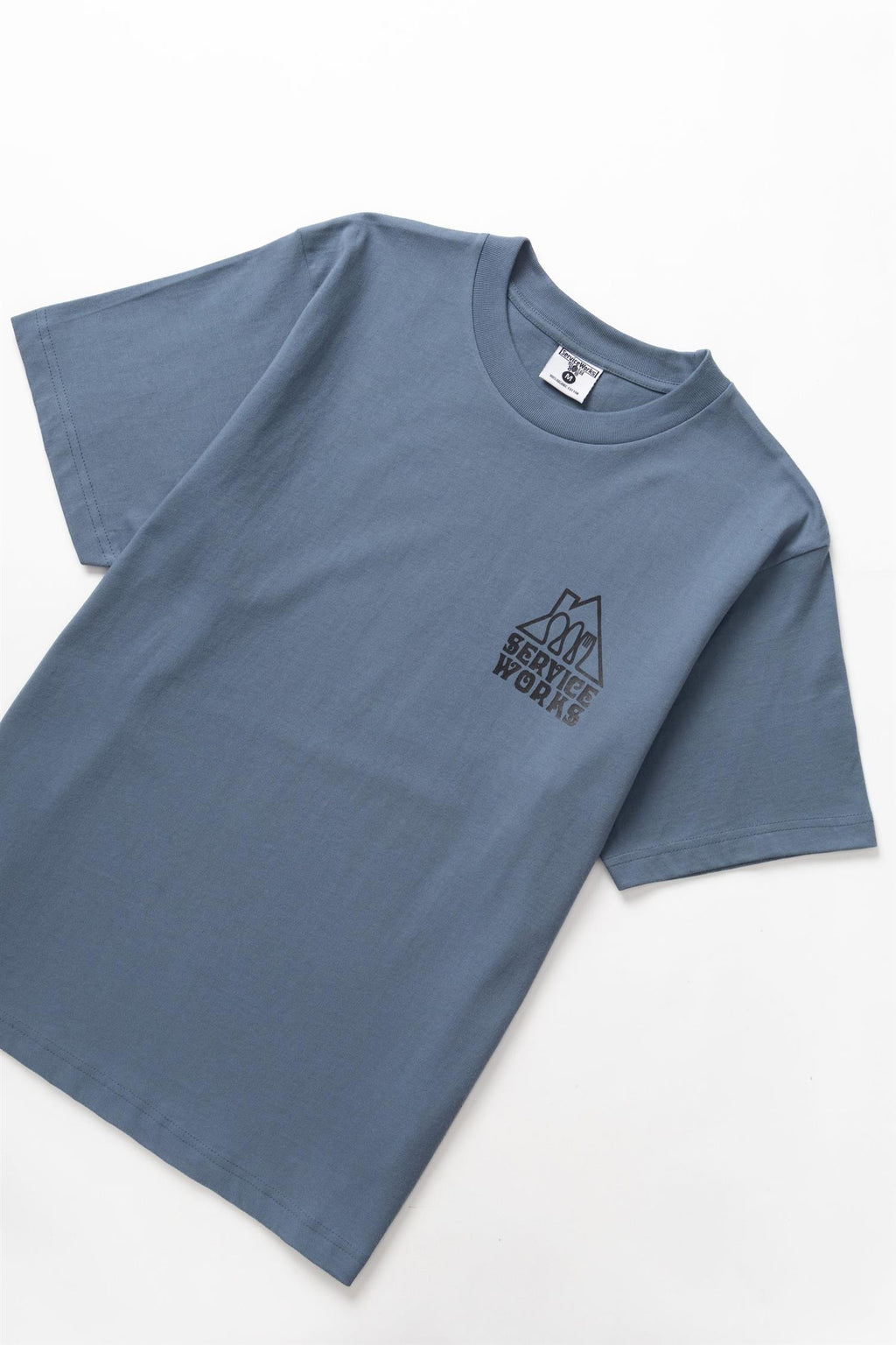 Home Comforts Chest Print T-shirt Slate