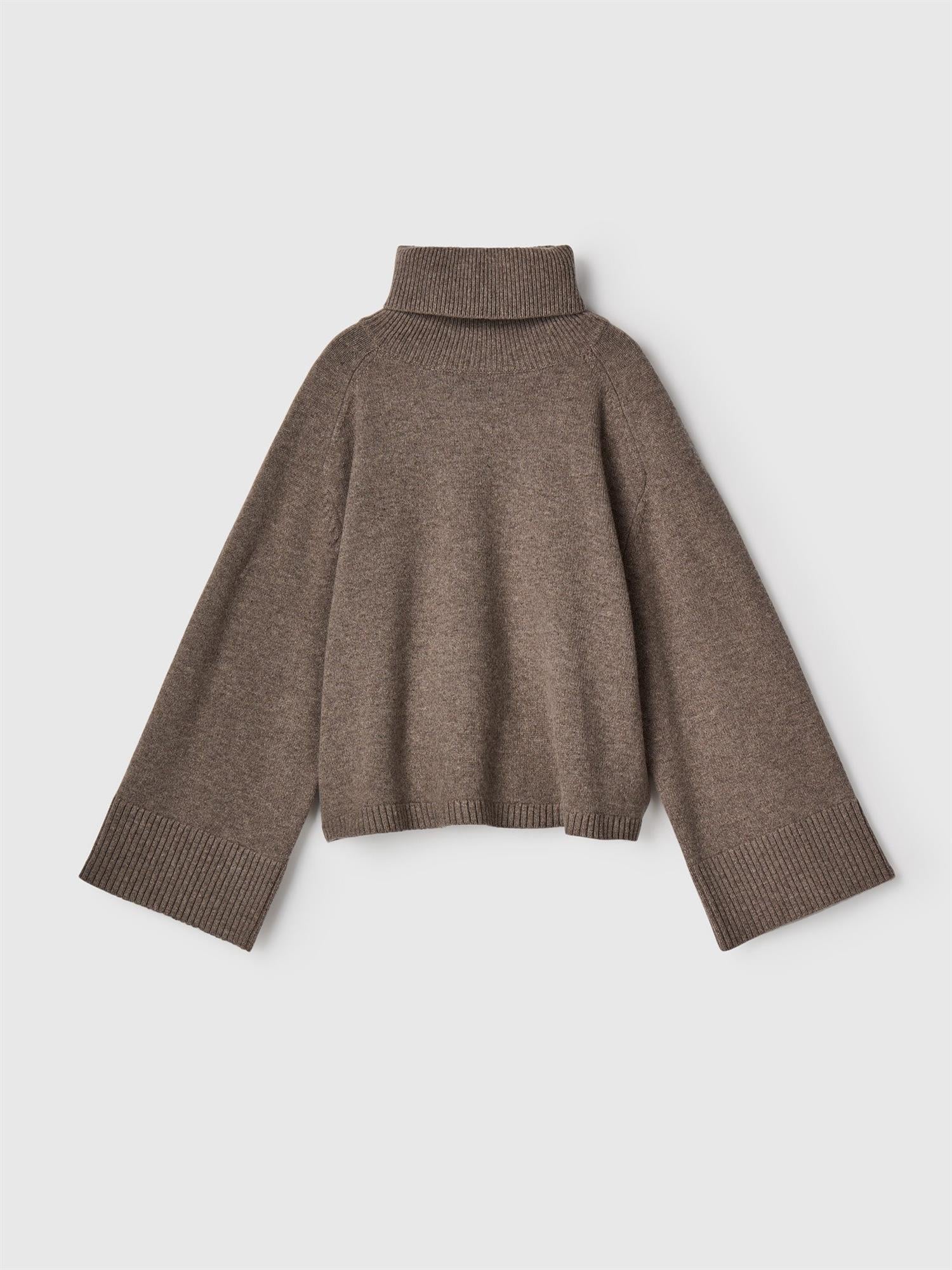 Issa wool Turtleneck Sweater Wheat