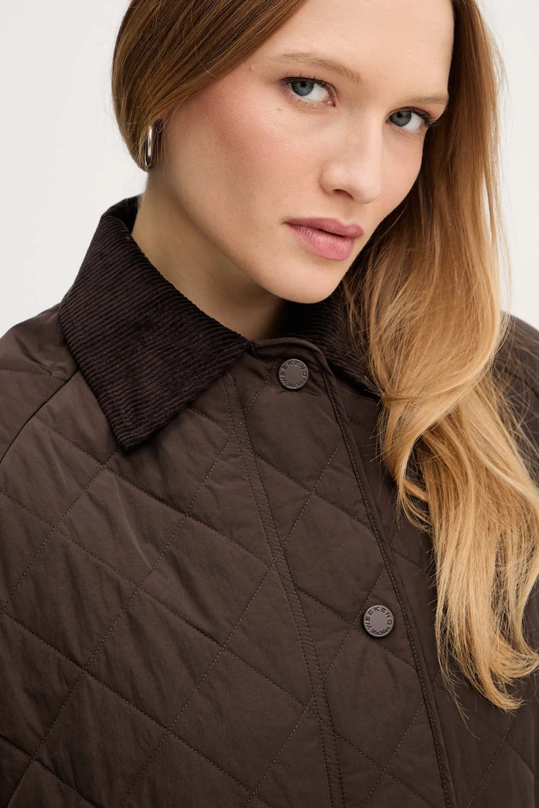 PEPATO Water-repellent taffeta jacket Brown