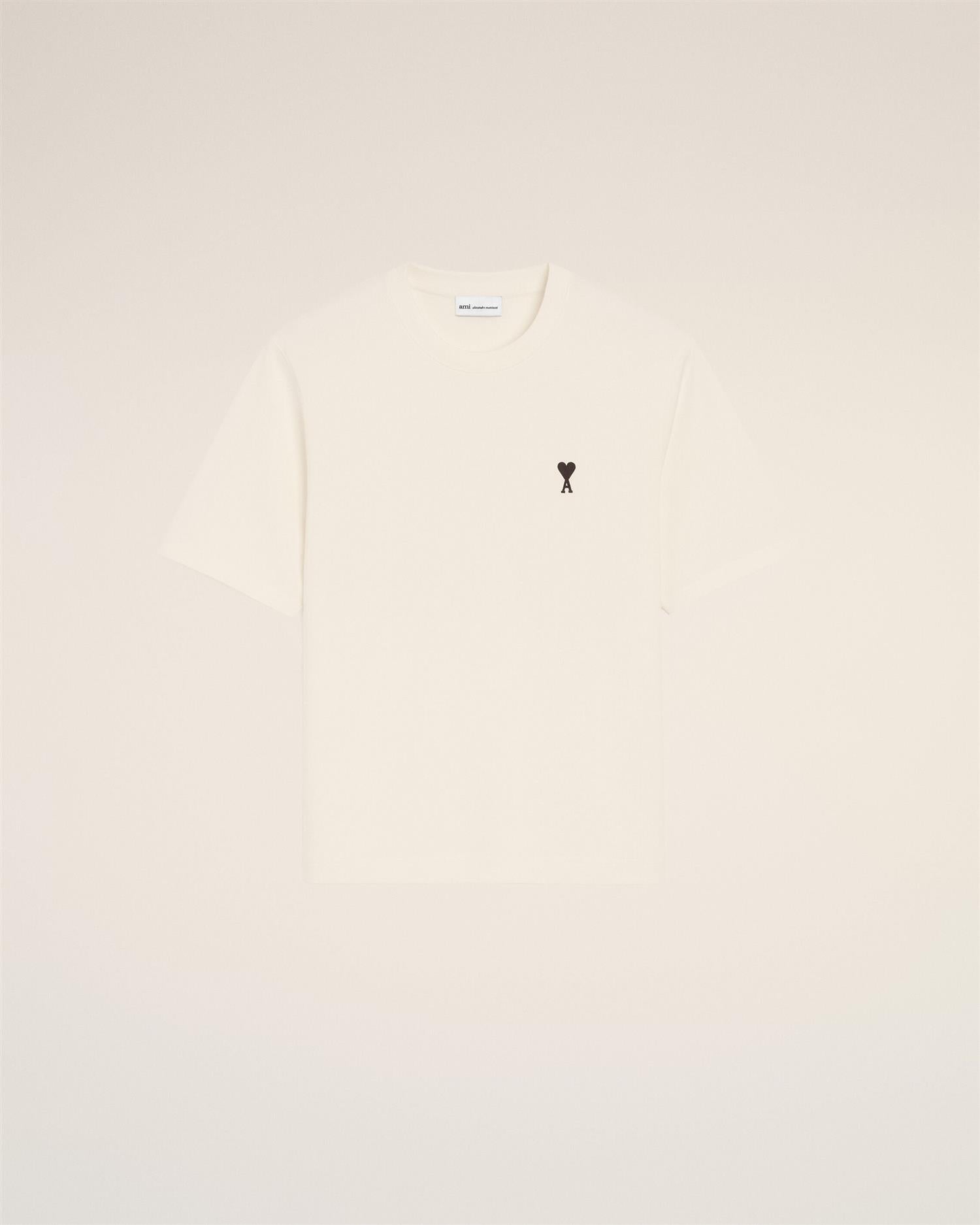 PLACE DES VICTOIRES Back PRINT T-SHIRT WHITE CREAM