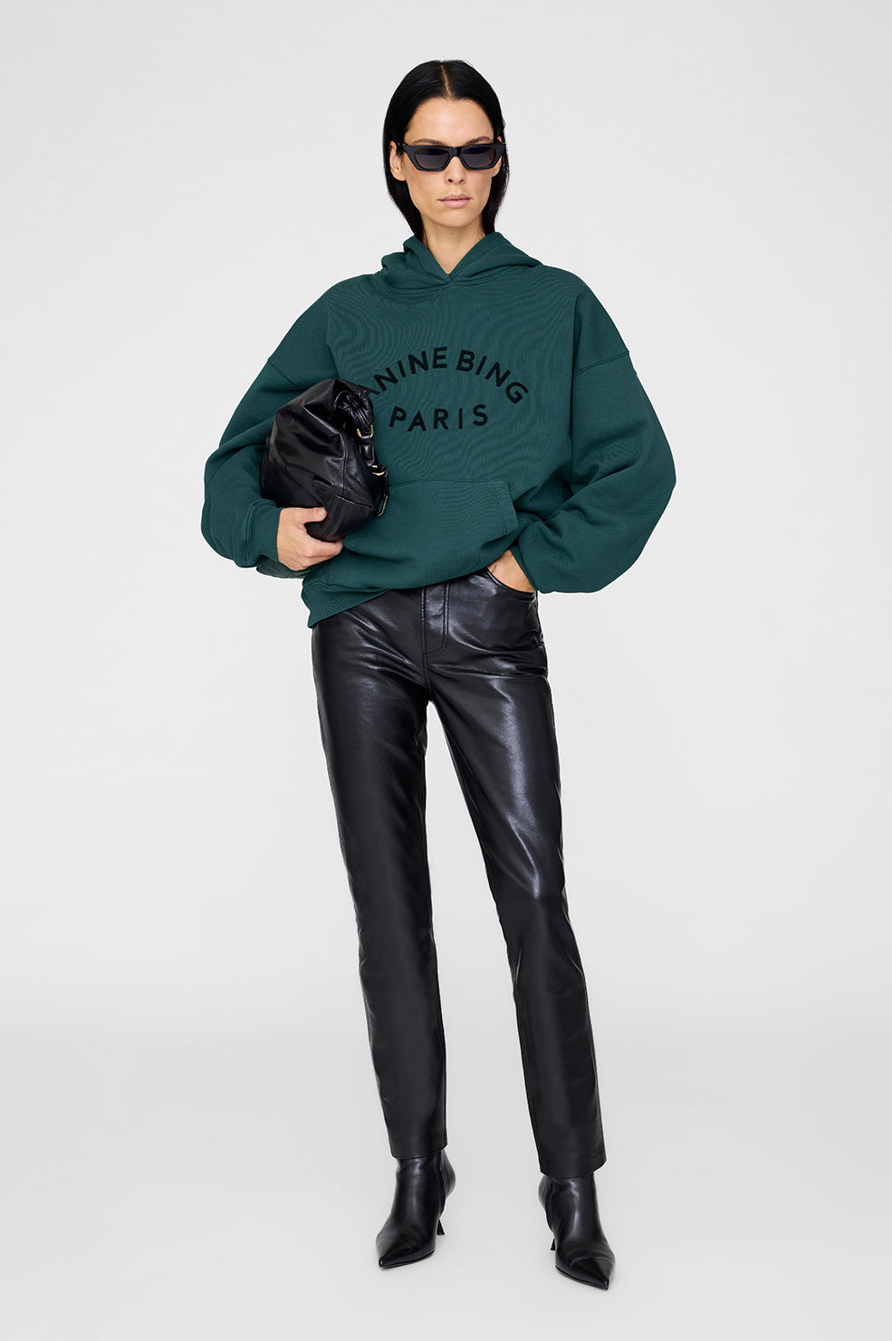 HARVEY PARIS HOODIE DARK TEAL