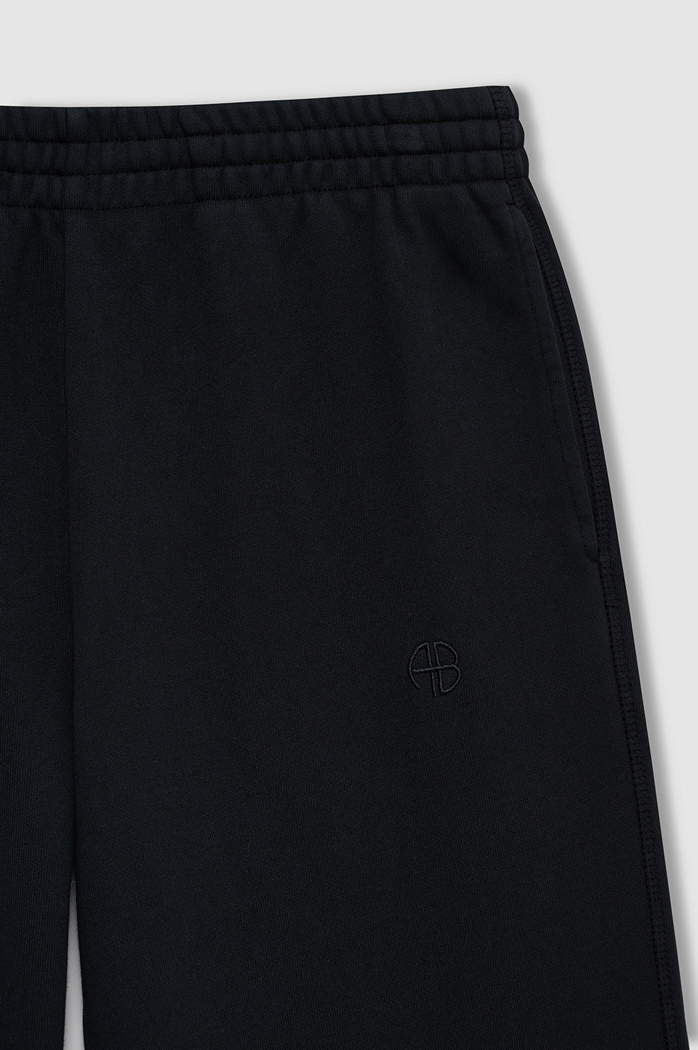 KACEY MONOGRAM SWEATPANT VINTAGE BLACK