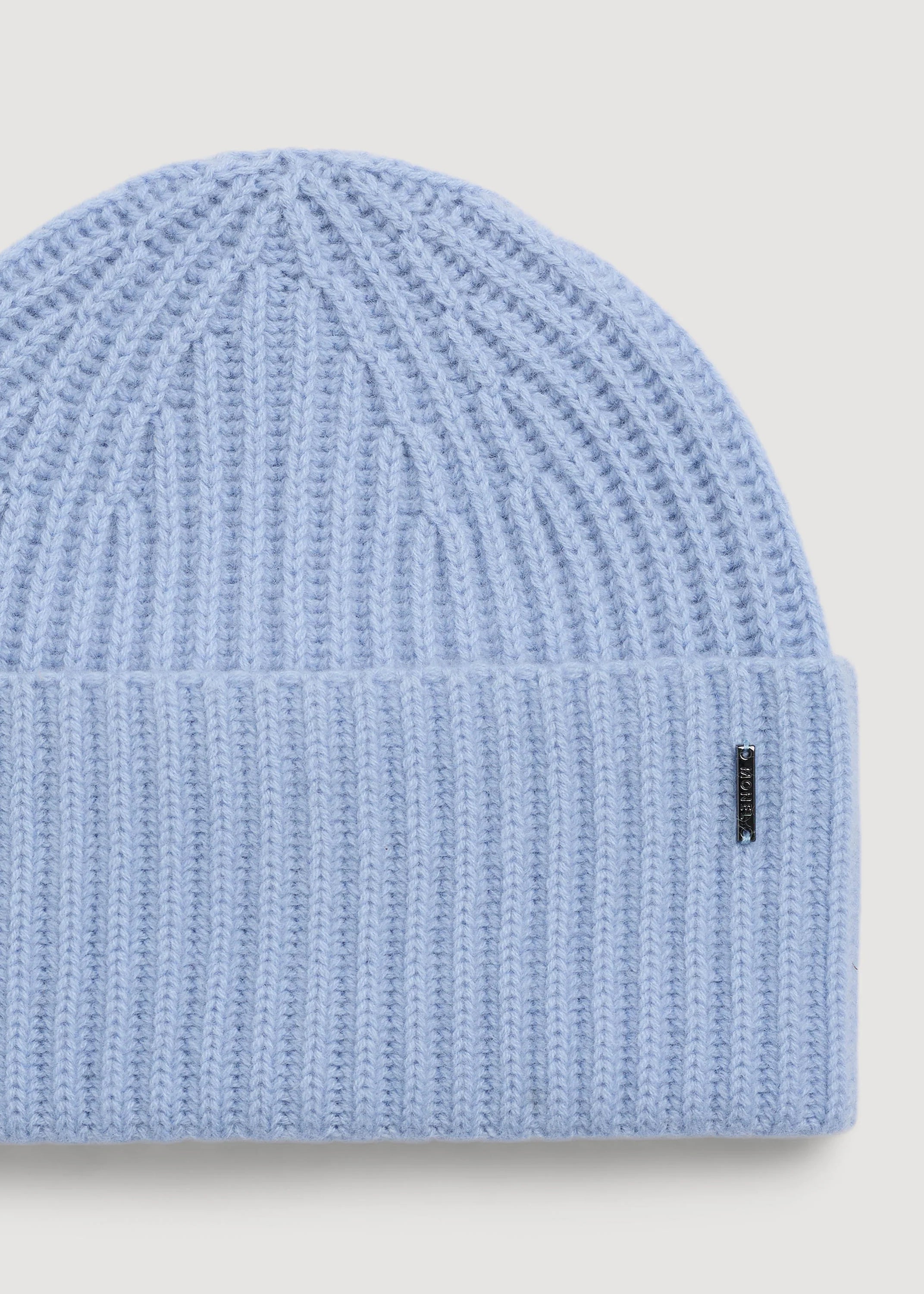 Alba Cashmere Beanie Light Blue