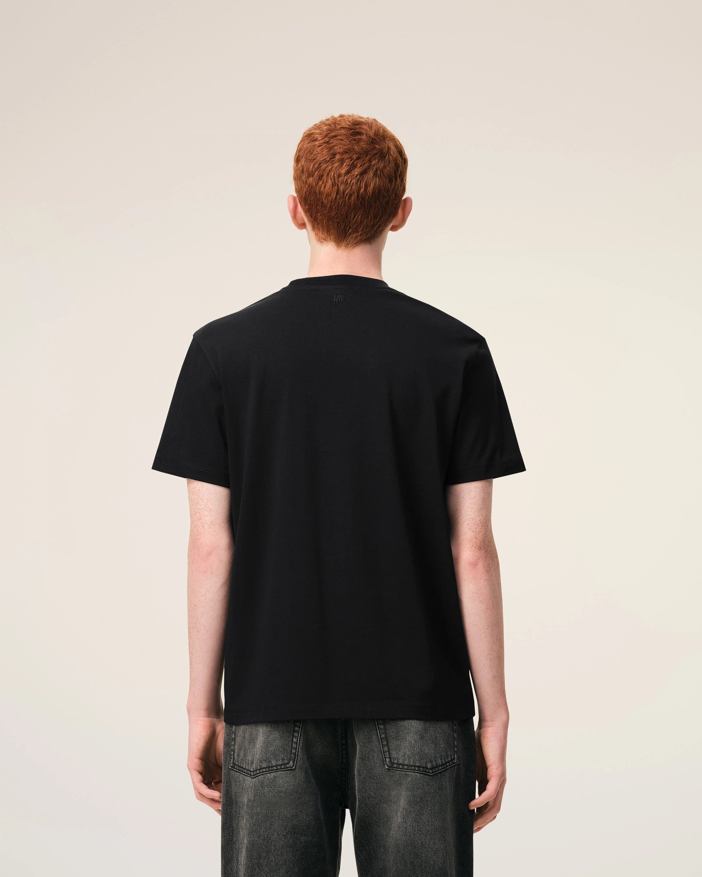 AMI DE COEUR COTTON T-SHIRT BLACK/RED