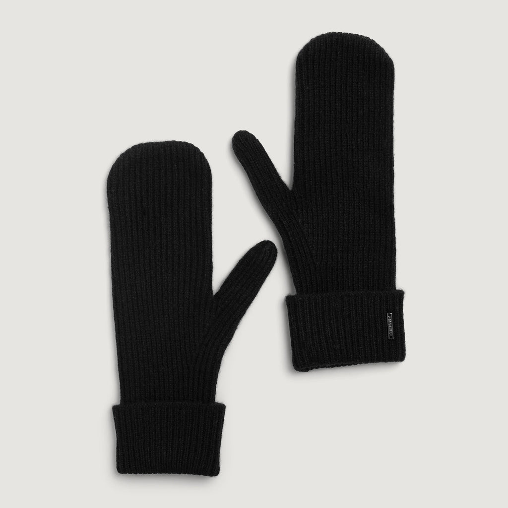 Bella Cashmere Mitten Black