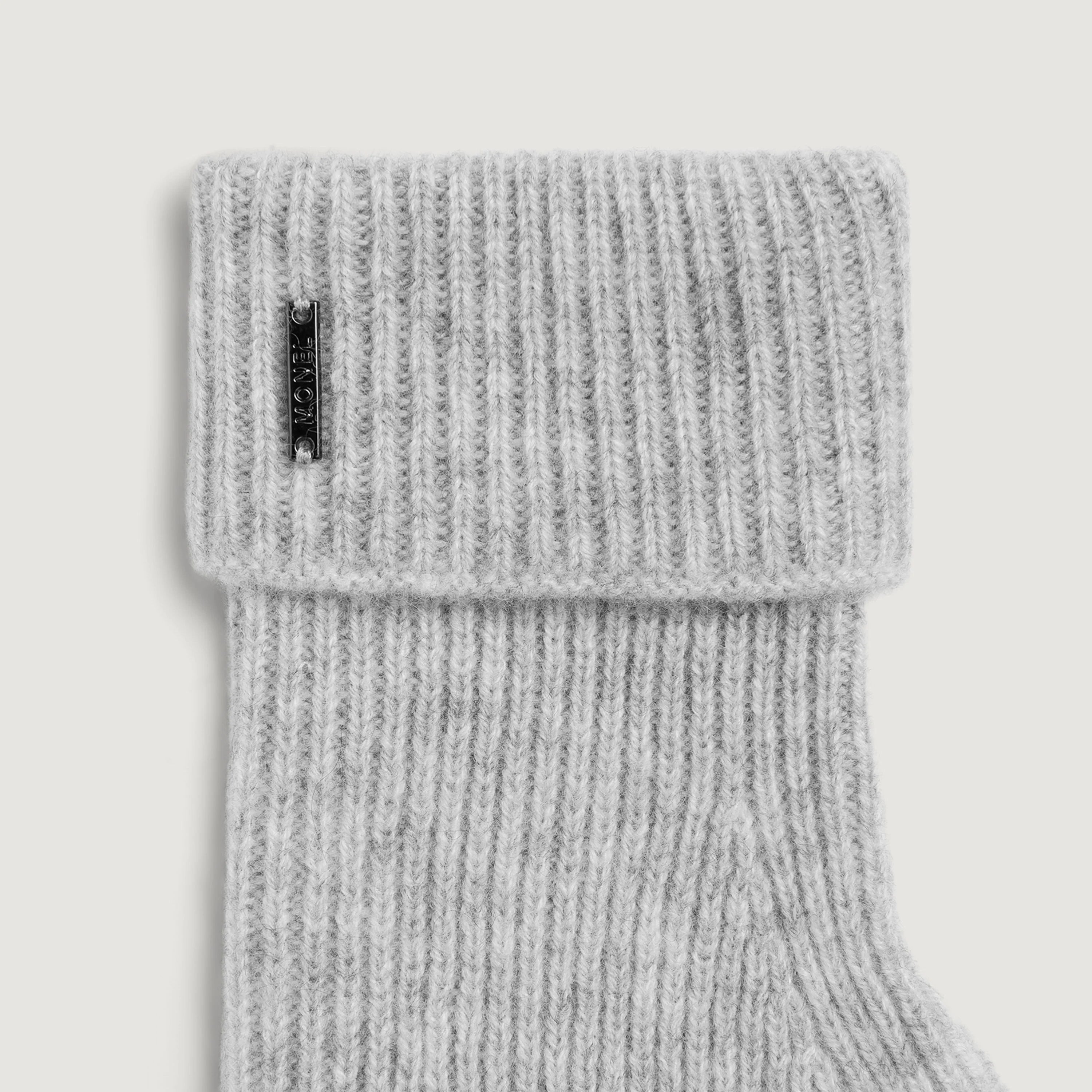 Bella Cashmere Mitten Grey