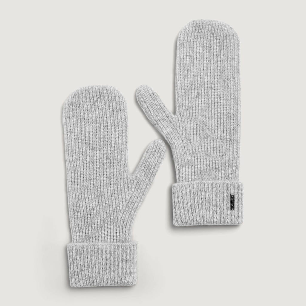 Bella Cashmere Mitten Grey