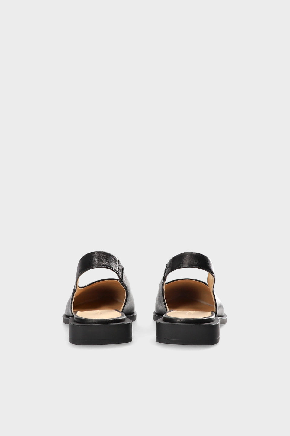 CPH416 Leather Ballerina Flats Black