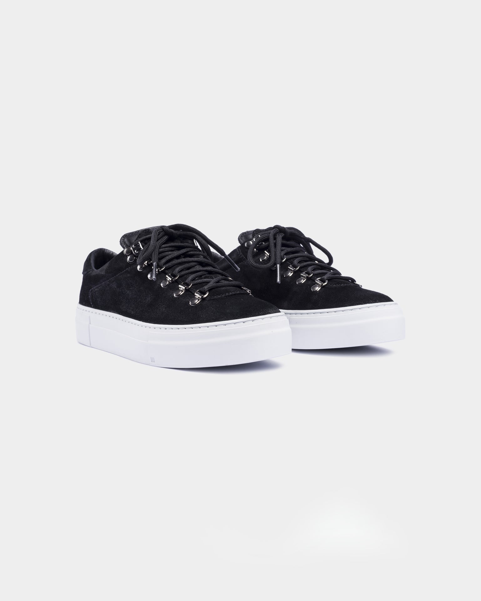 MAROSTICA LOW SUEDE PLATFORM BLACK