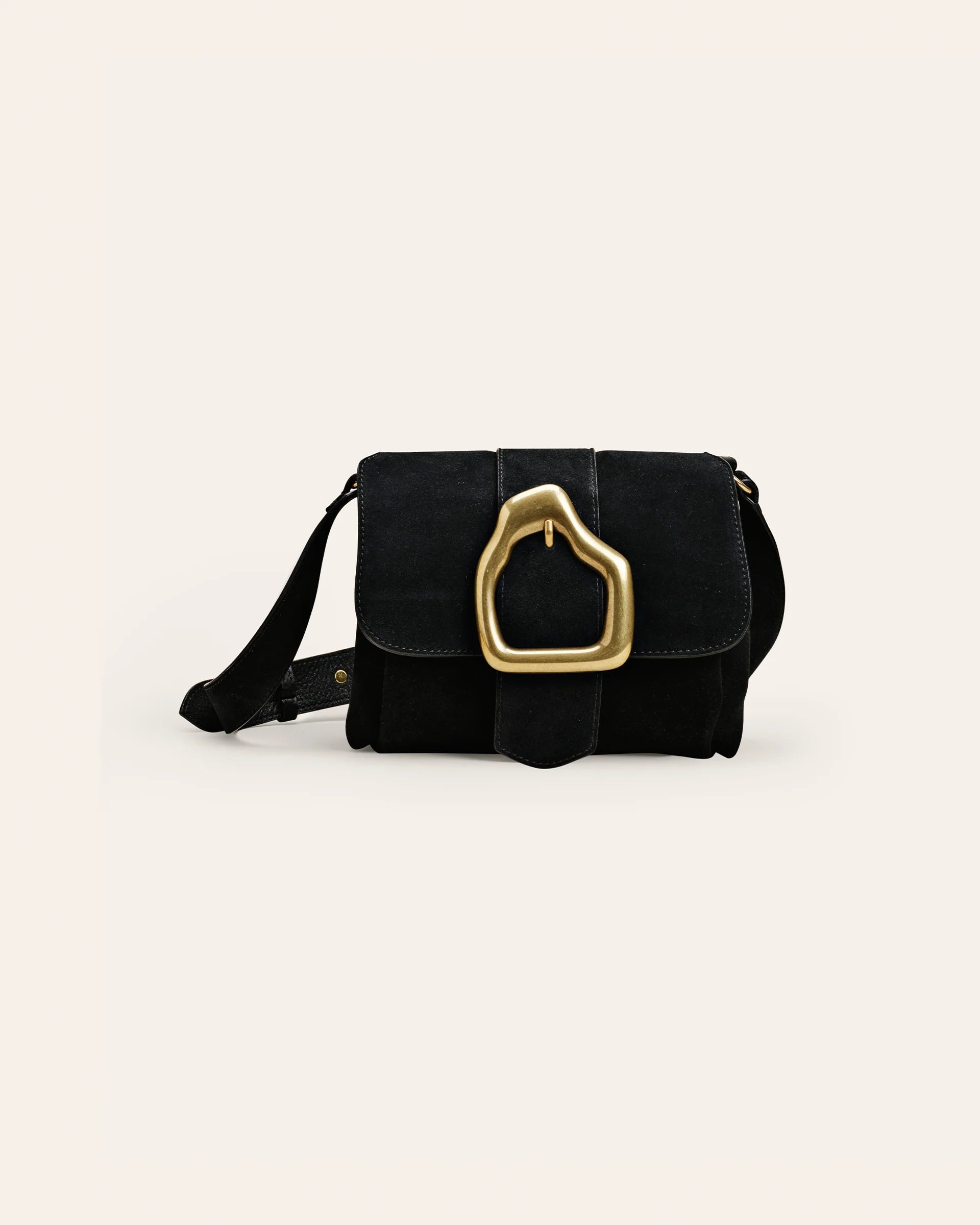 Nami Shoulder BAG SUEDE BLACK